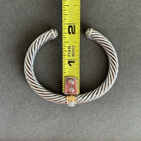 New David Yurman Cable Station Bracelet-size Small - Picture 10 of 15
